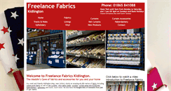 Desktop Screenshot of freelancefabrics.com