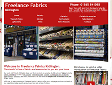 Tablet Screenshot of freelancefabrics.com